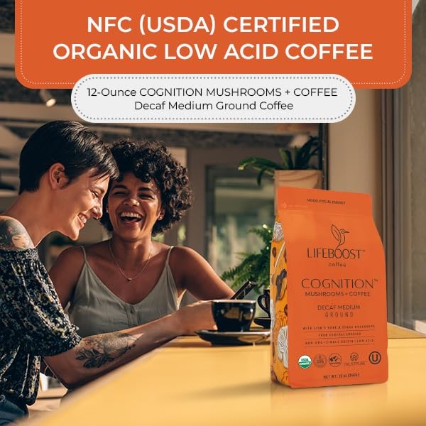 Lifeboost Cognition mug with bag illustrates convenient morning ritual