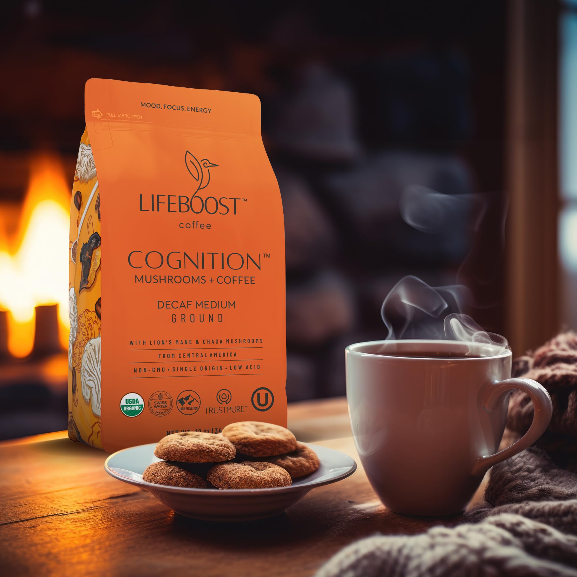 Lifeboost Cognition organic certification highlight signals high-quality ingredients
