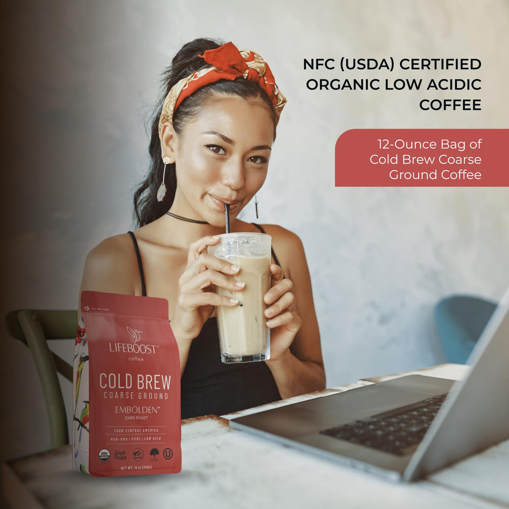 Lifeboost single-origin coffee from high-elevation farm.