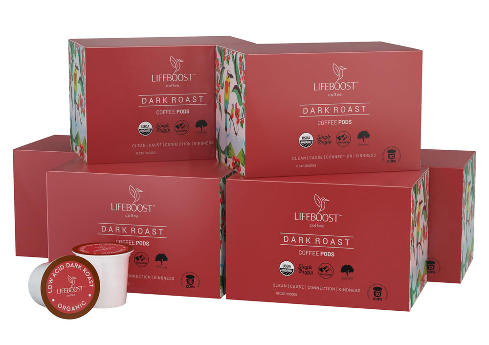 Steaming Lifeboost cup after brew inviting daily ritual