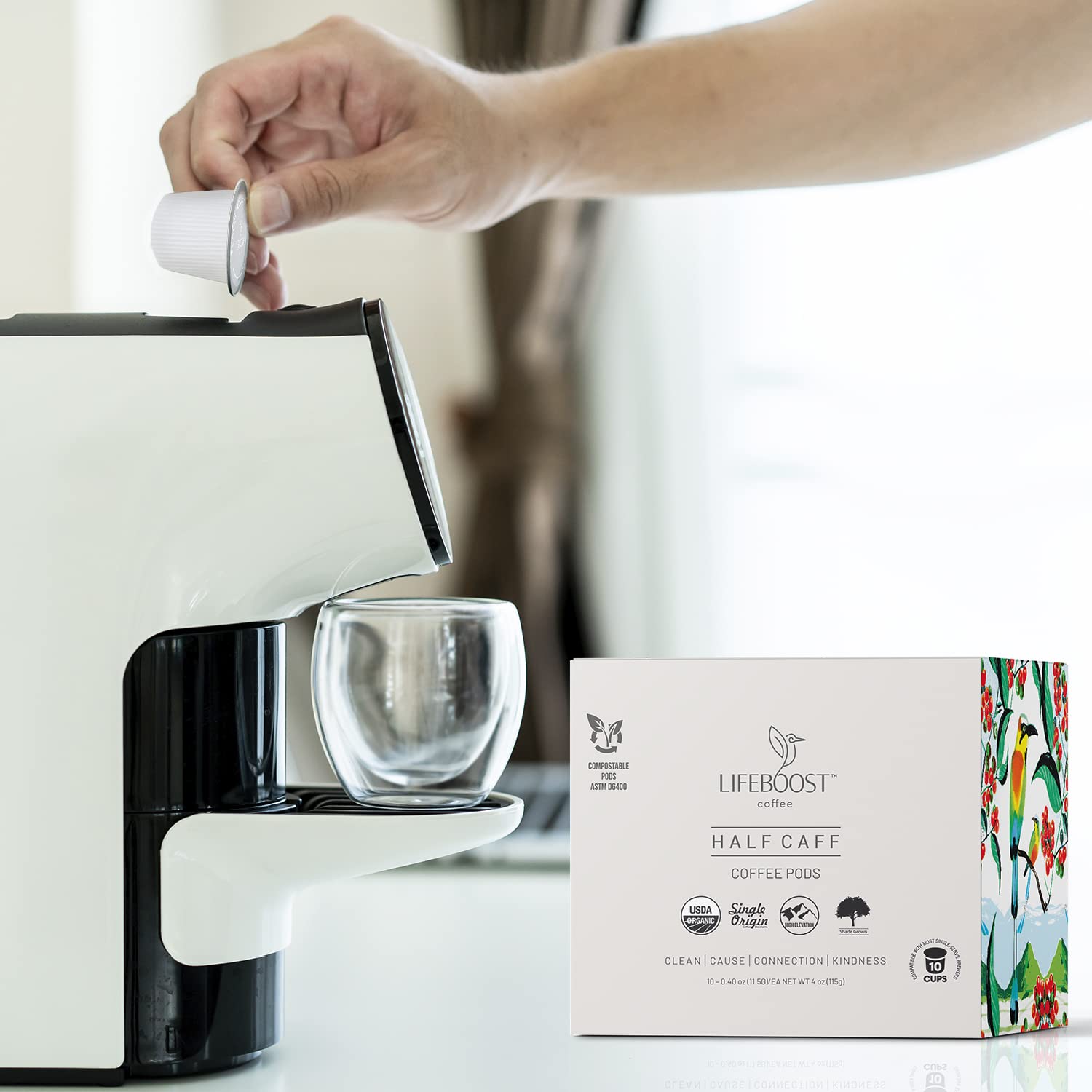 Lifeboost third-party tested label demonstrates transparency.