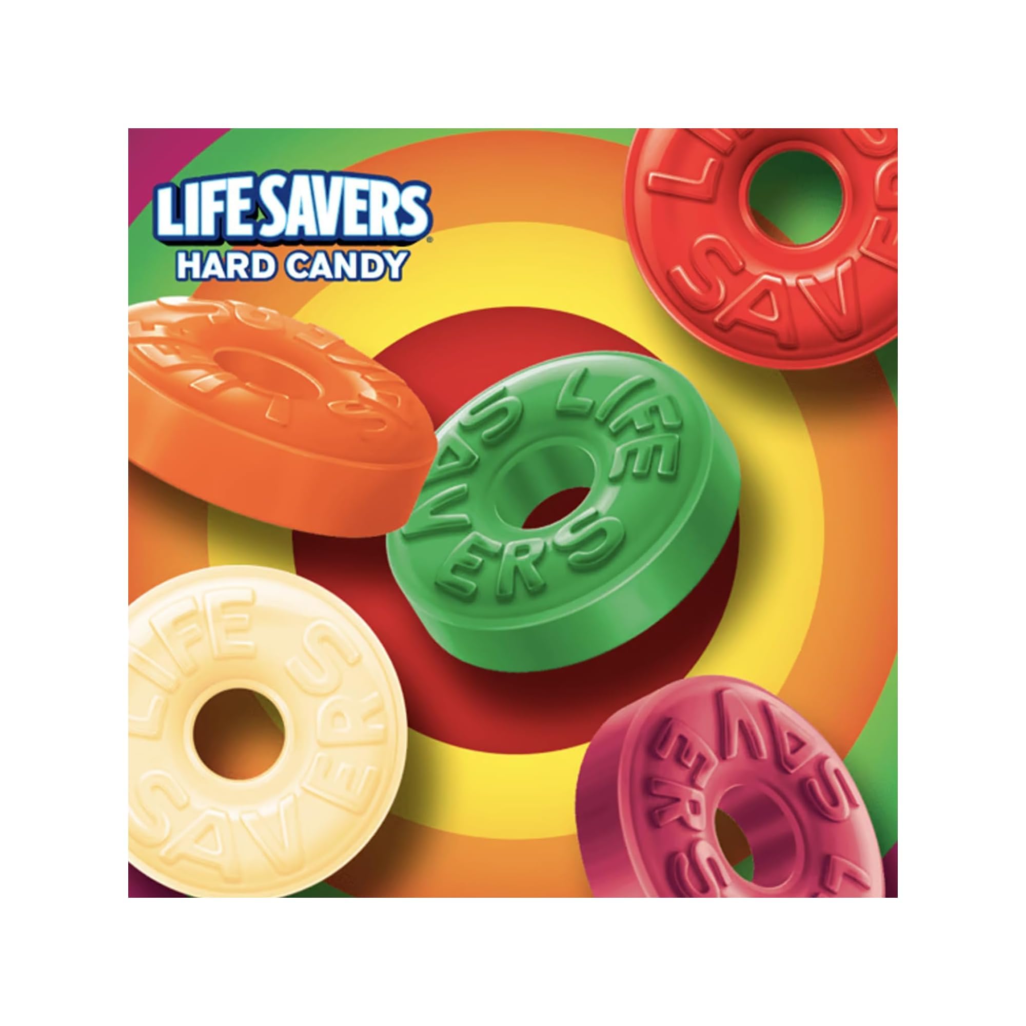 Life Savers Pineapple flavor hard candy delivers tropical sweetness
