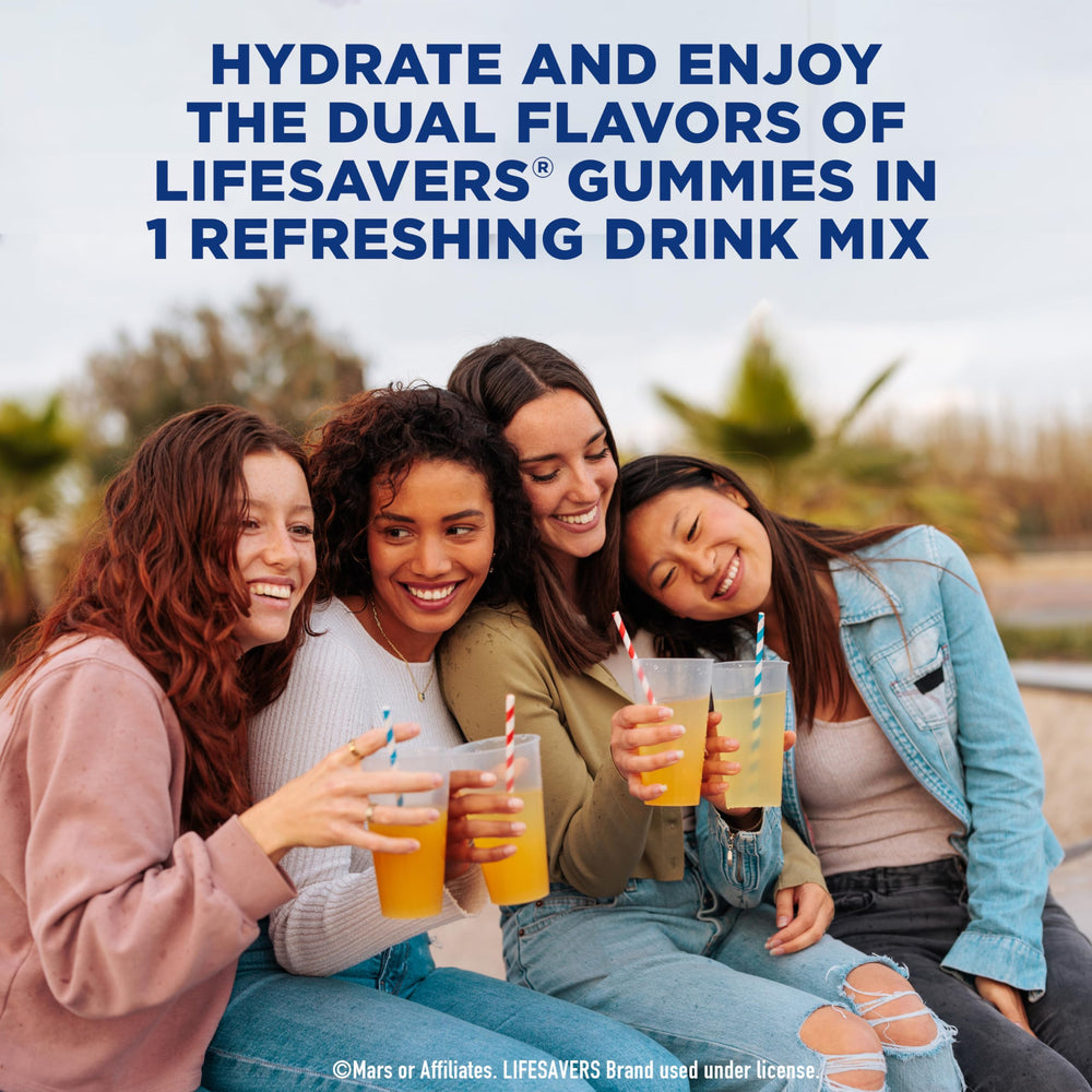 Lifesavers Singles To Go Pineapple Punch travel pack keeps hydration convenient on the go.