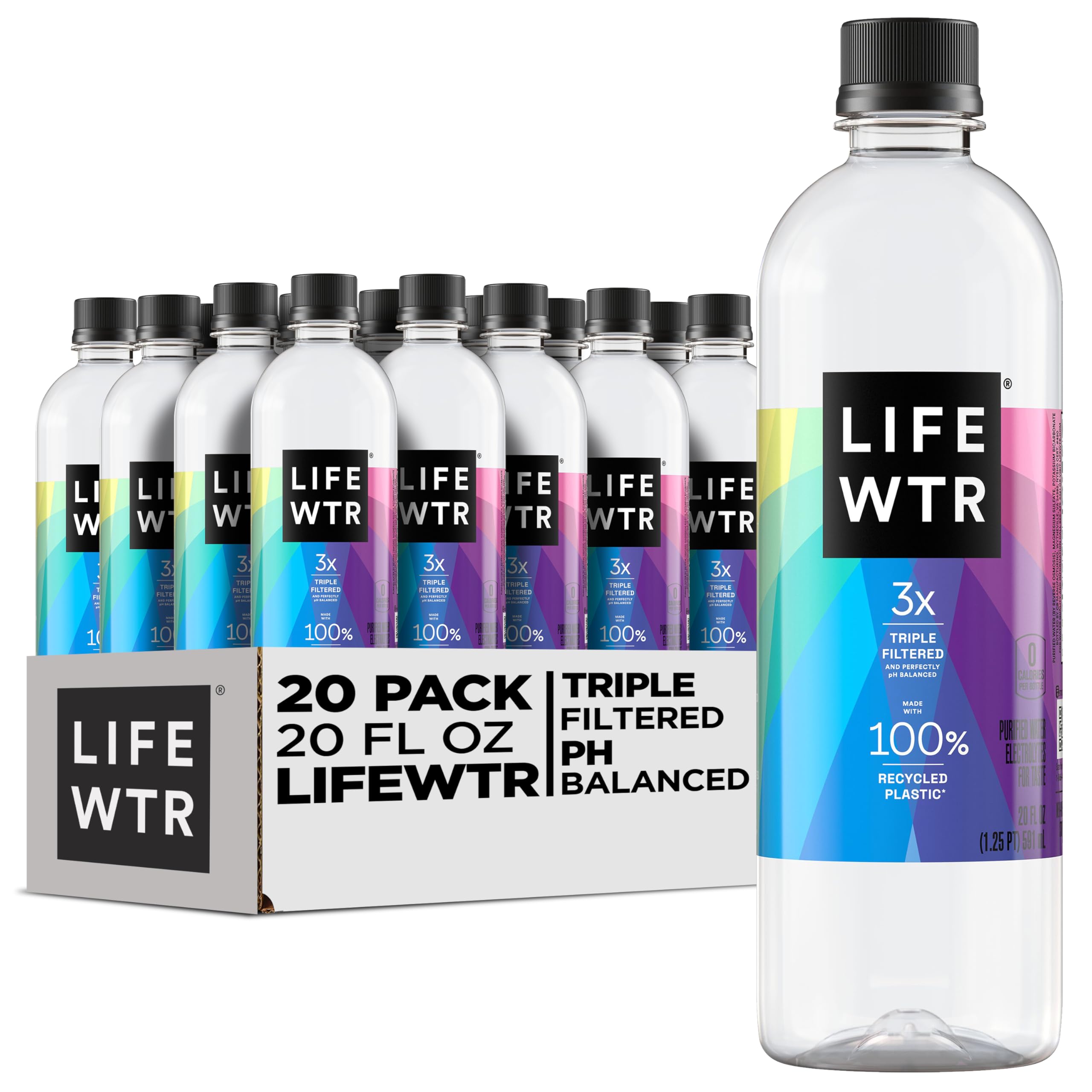 LIFEWTR bottle with rotation artwork label inspires creativity during daily routines