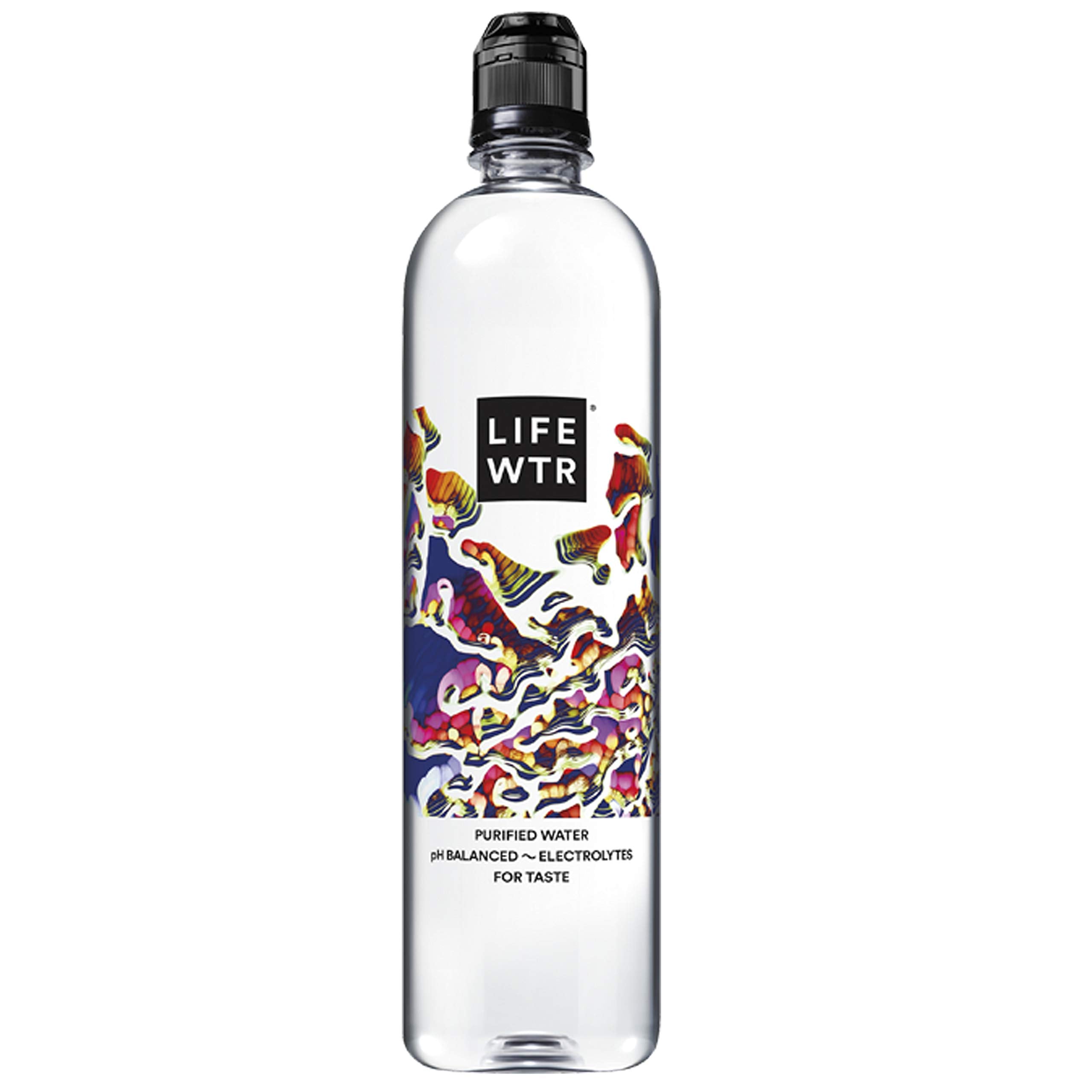 LIFEWTR purified by reverse osmosis for a crisp, pure taste.