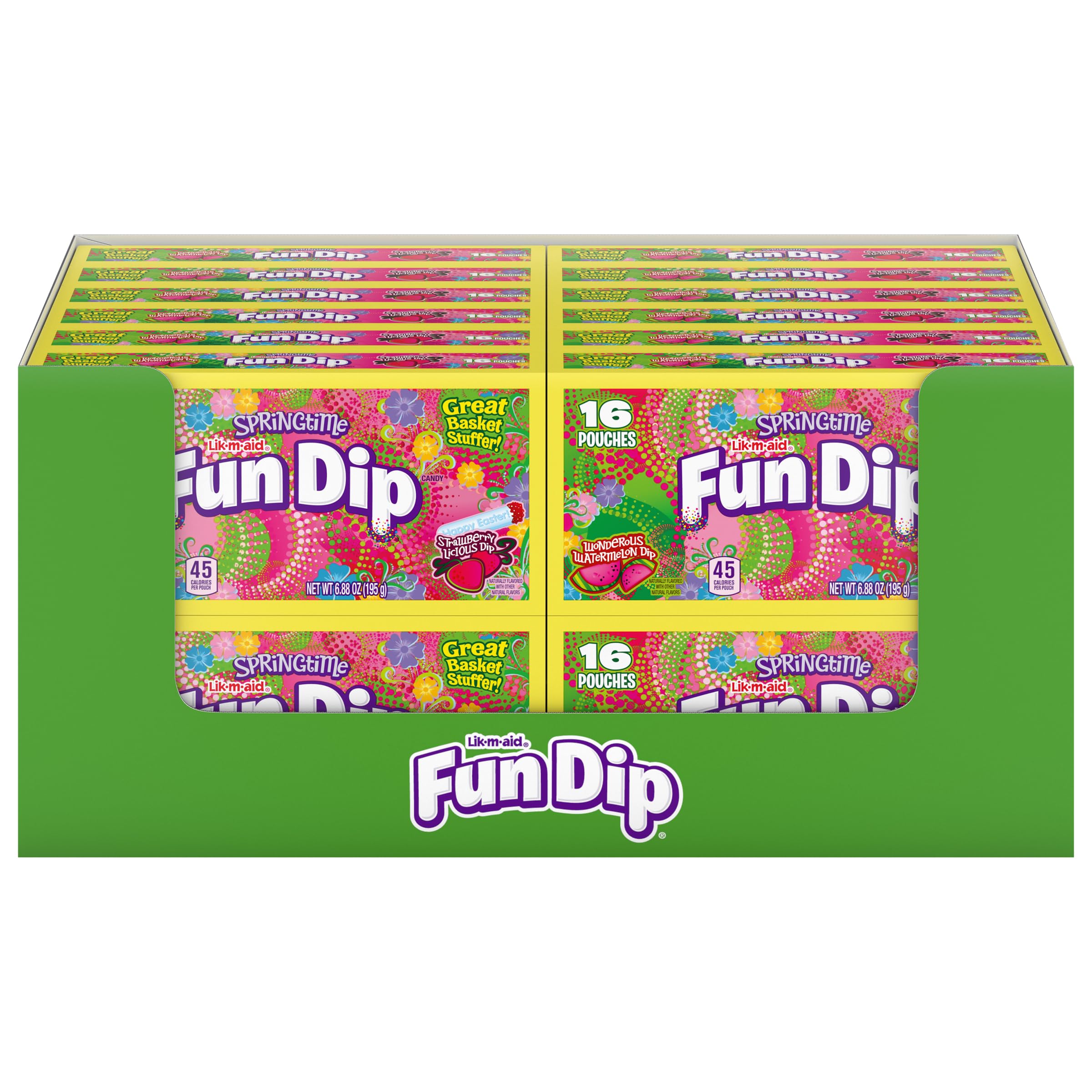 Lik-M-Aid Fun Dip Wonderous Watermelon pouch for Easter fun and sharing.
