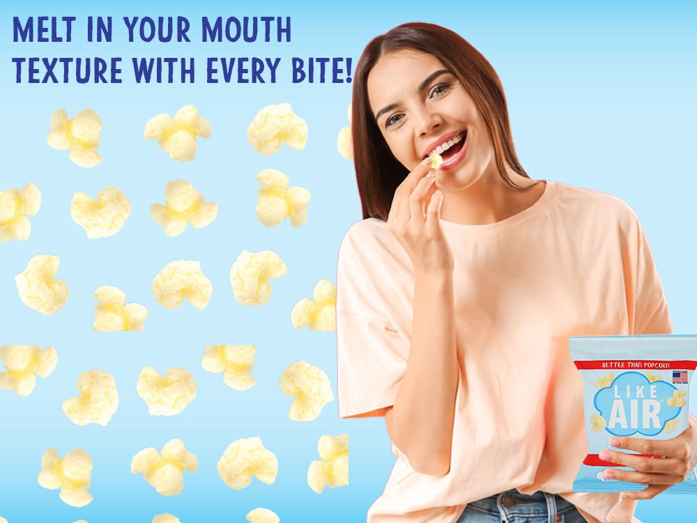 Like Air Puffcorn Sour Cream & Onion highlighting savory flavor variety.