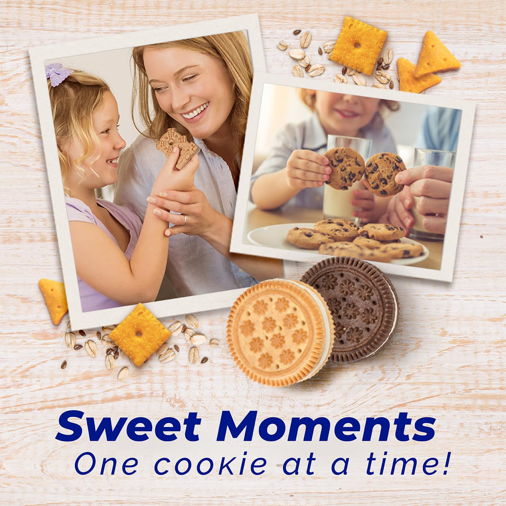 On-shelf display highlights a versatile pantry snack option.