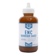 Lillie's Q ENC Barbeque Sauce bottle front label, authentic flavor