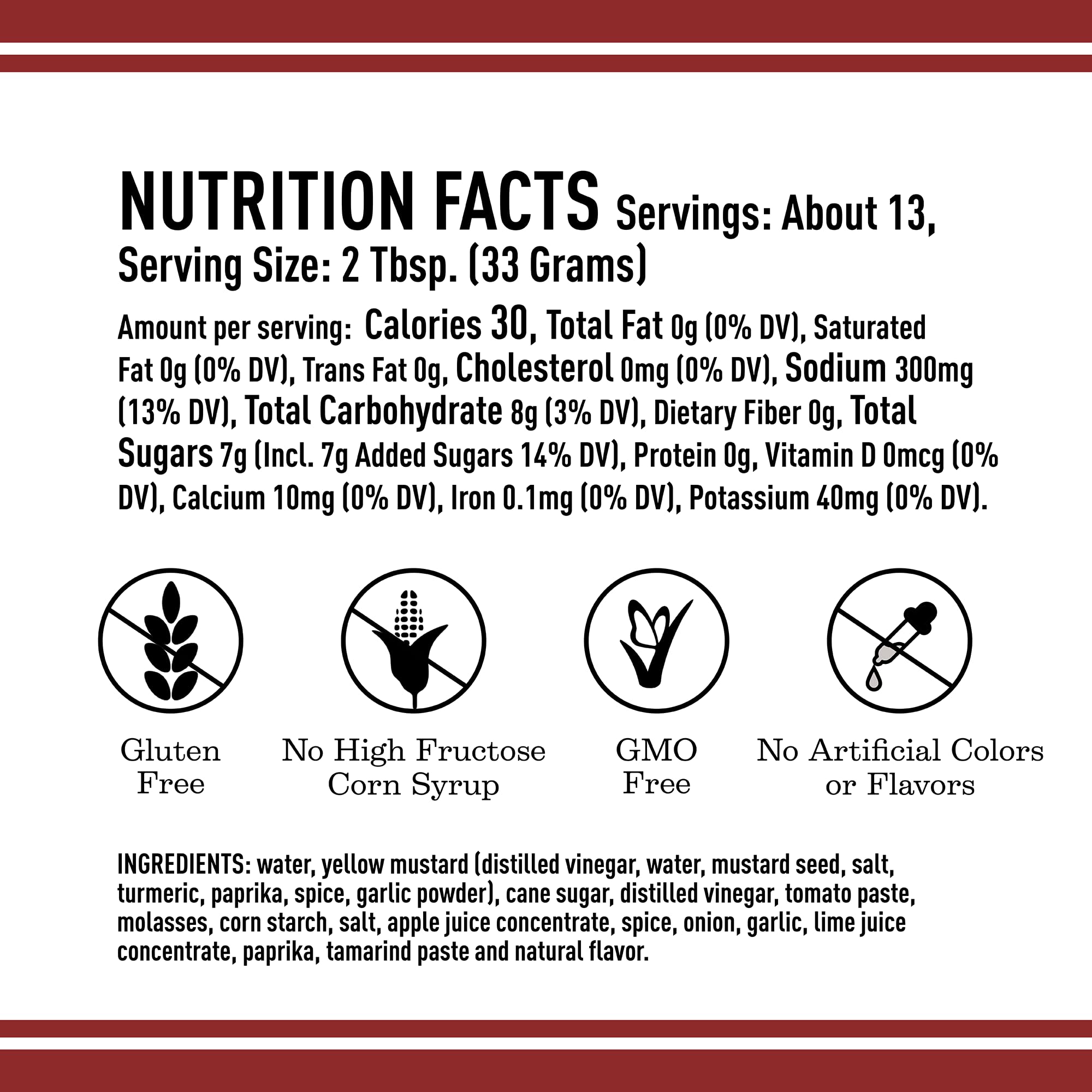 Lillie's Q Gold BBQ Sauce bottle side view with gluten-free label