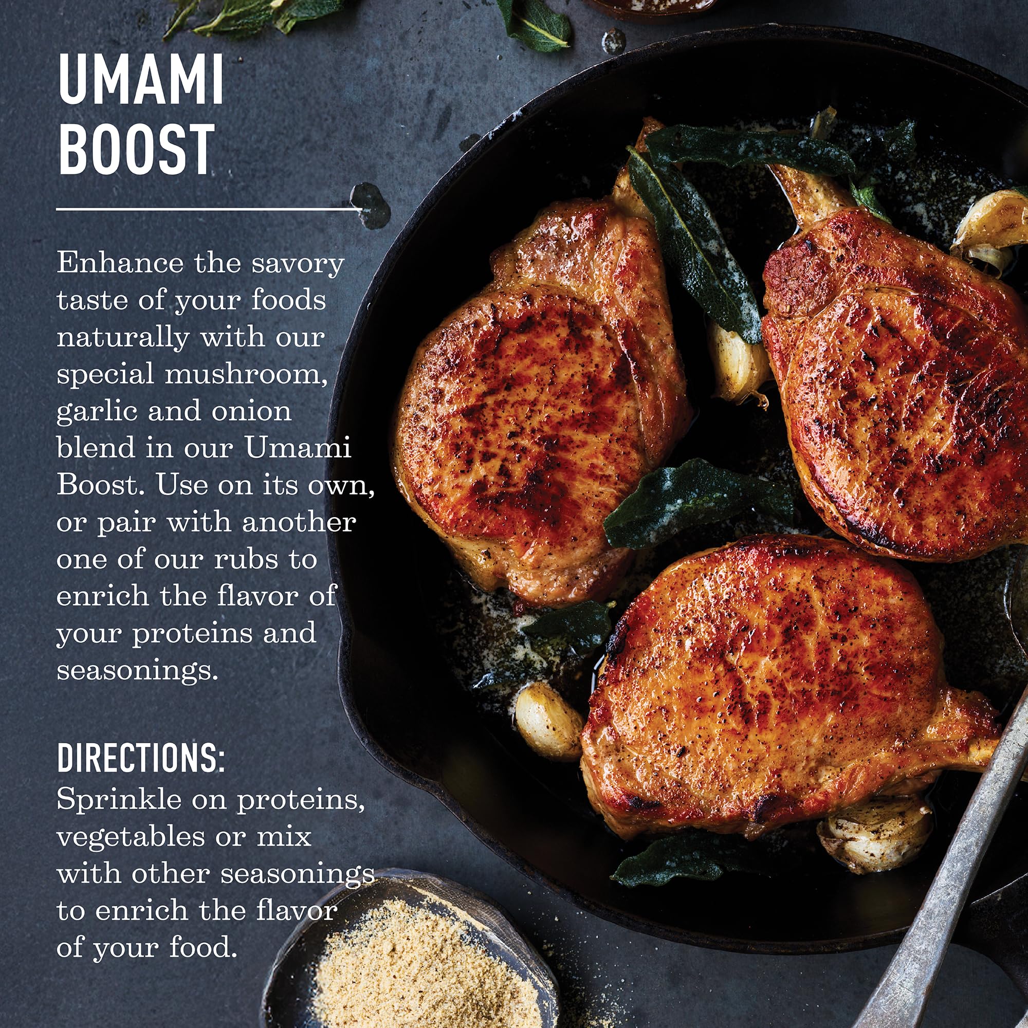 Lillie’s Q Umami Boost bottle on the counter, ready to season