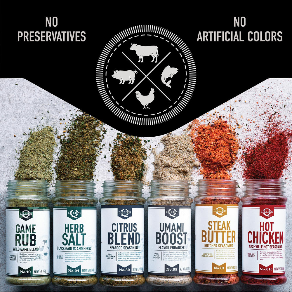 A simmering broth enriched with Lillie’s Q Umami Boost