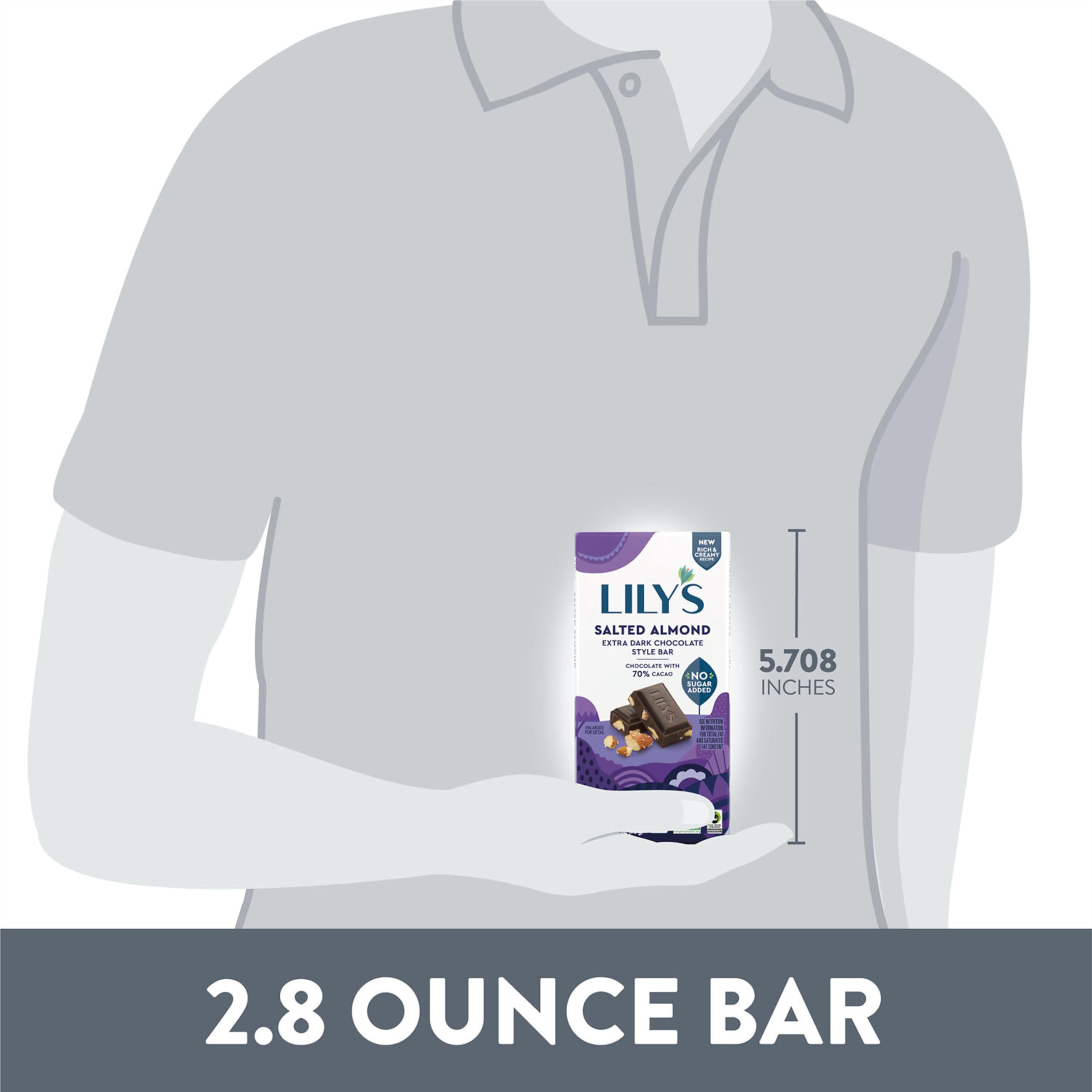 LILY'S 2-8-ounce bar wrap showcasing compact packaging