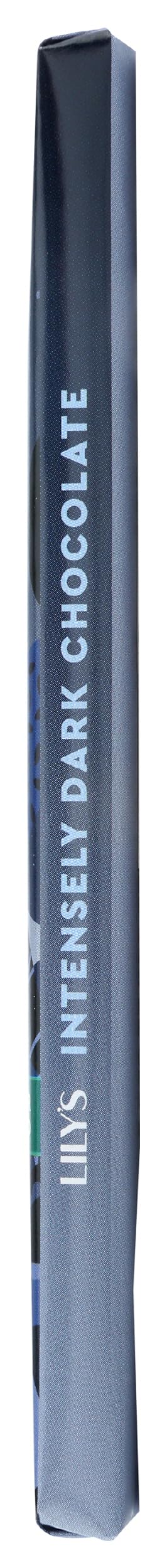 Lily's chocolate-stevia-dark-wrap preserving flavor in a sleek package