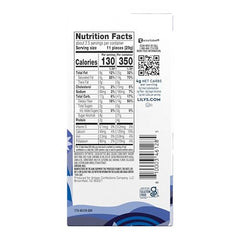 Lilys Cookies Creme bar unwrapped reveals creamy texture for quick snacking.