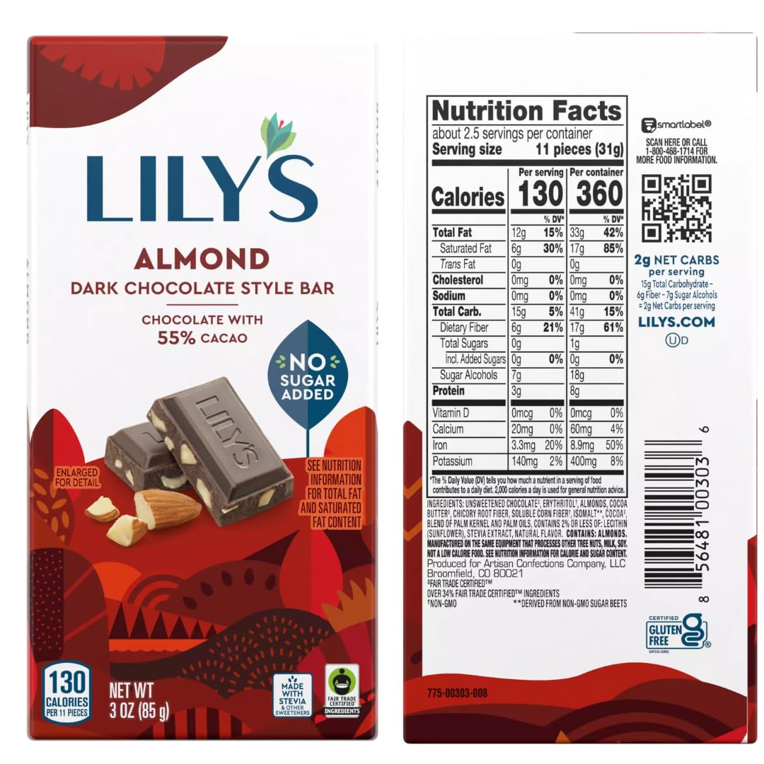 Lily's Extra Dark 70% bar highlighting bold cocoa and smooth finish for flavor focus