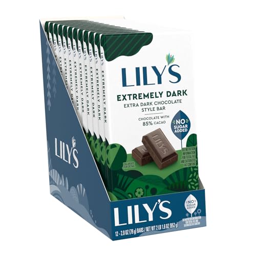 LILY'S Extremely Dark bar in a desk drawer setup for quick indulgence.