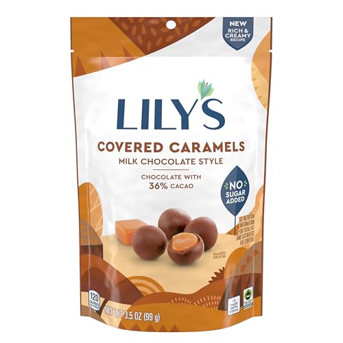 Lily's Kosher Gluten Free caramels provide a convenient snacking option.