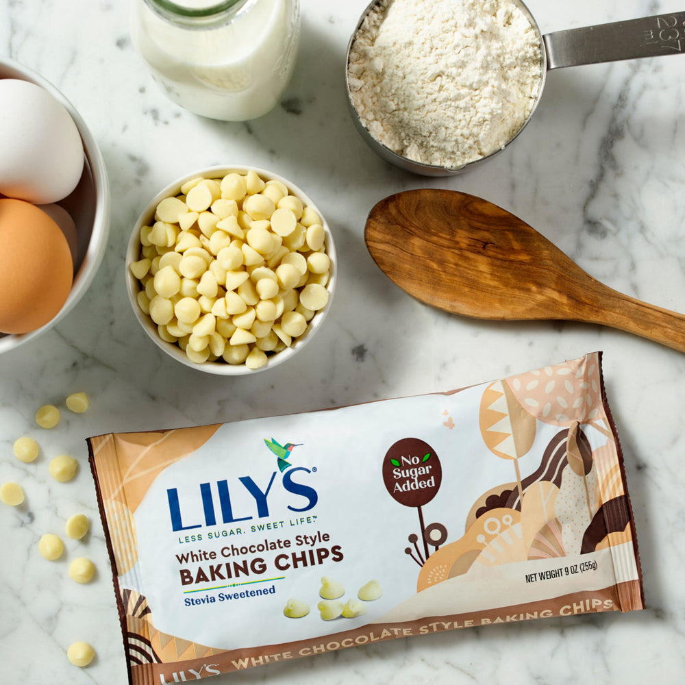 LILY'S packaging close-up, premium quality for holiday and everyday treats.