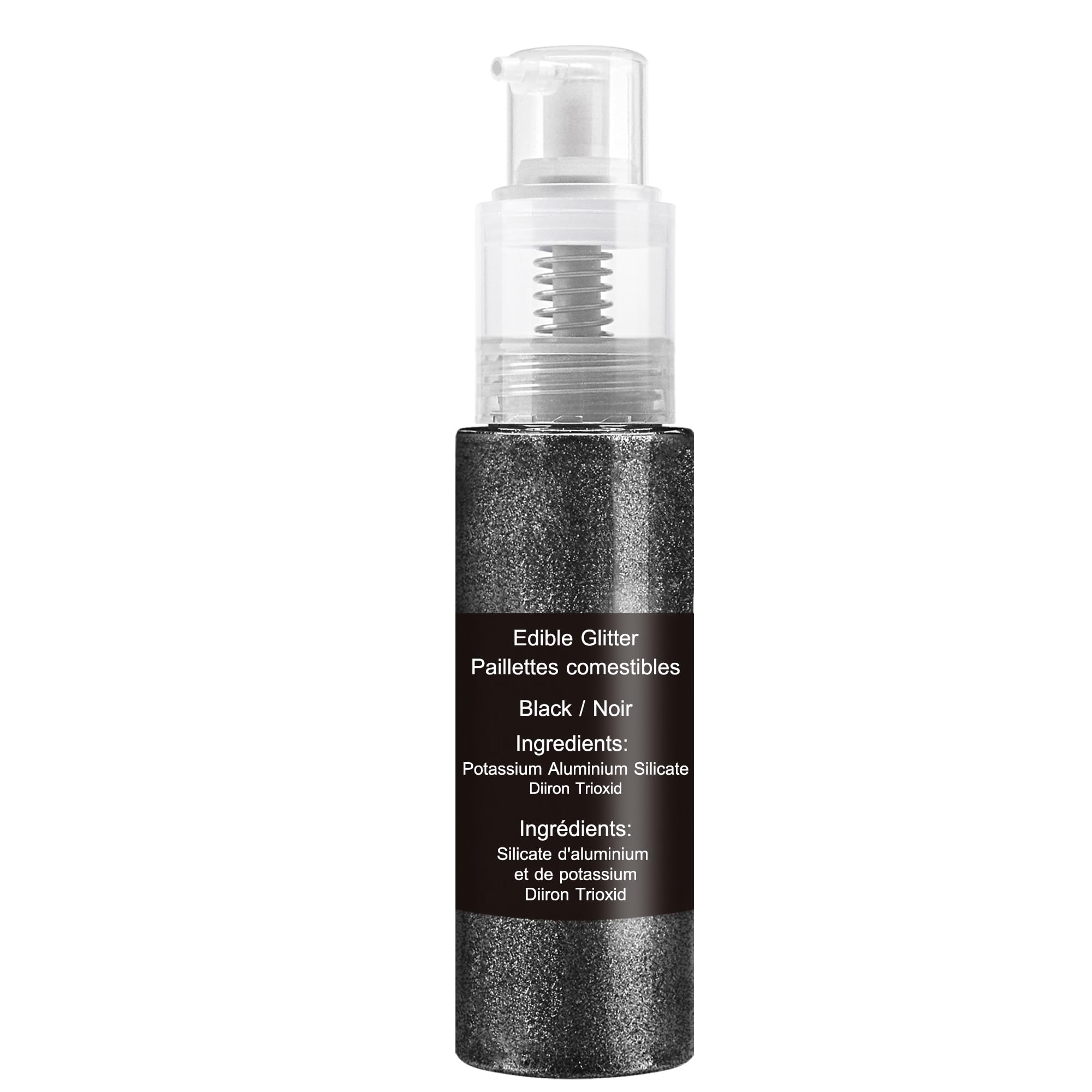 Limino shimmer dust blends with lemon extract for edible metallic paint.