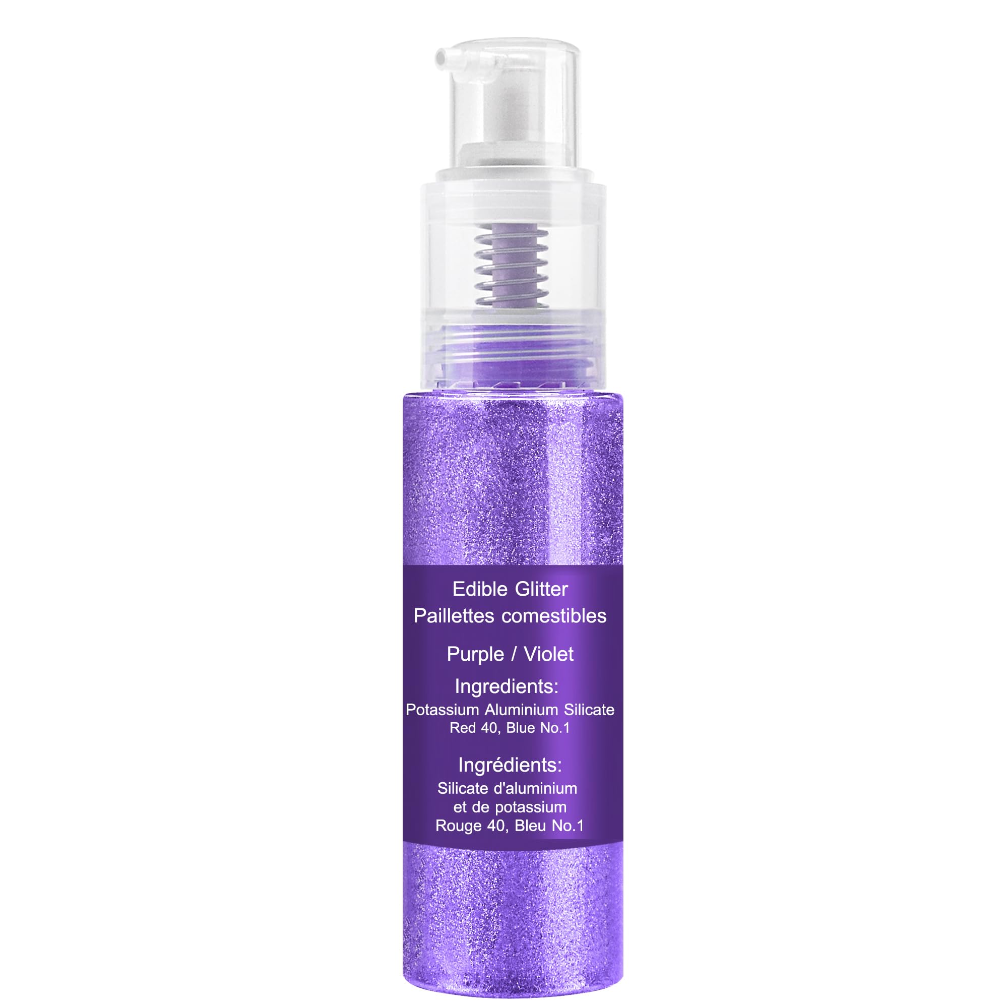 Limino party desserts glow with purple shimmer under lights