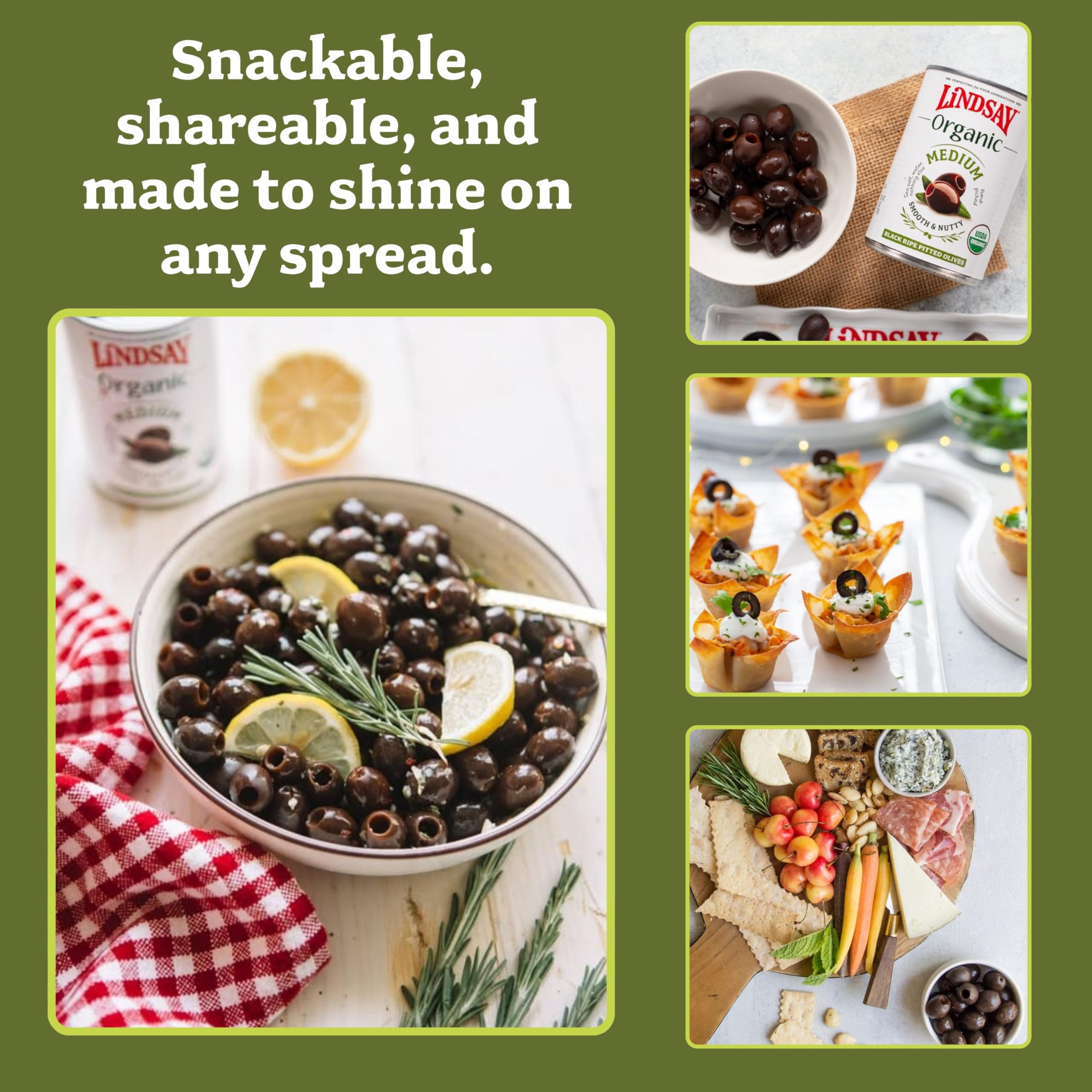 Lindsay Organic Black Ripe Olives as a pizza topping add savory depth.
