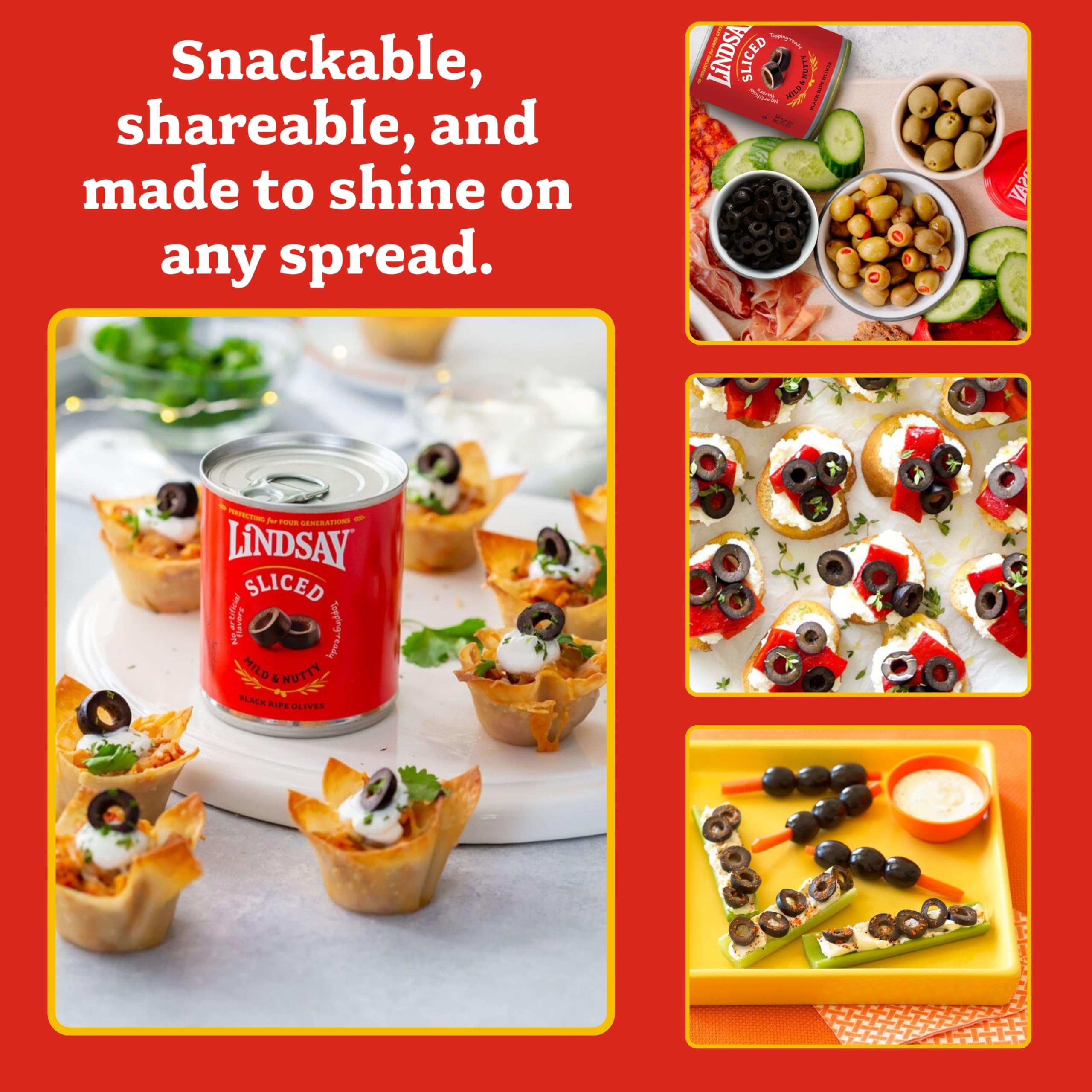 Lindsay sliced black ripe olives on pasta for Mediterranean flair