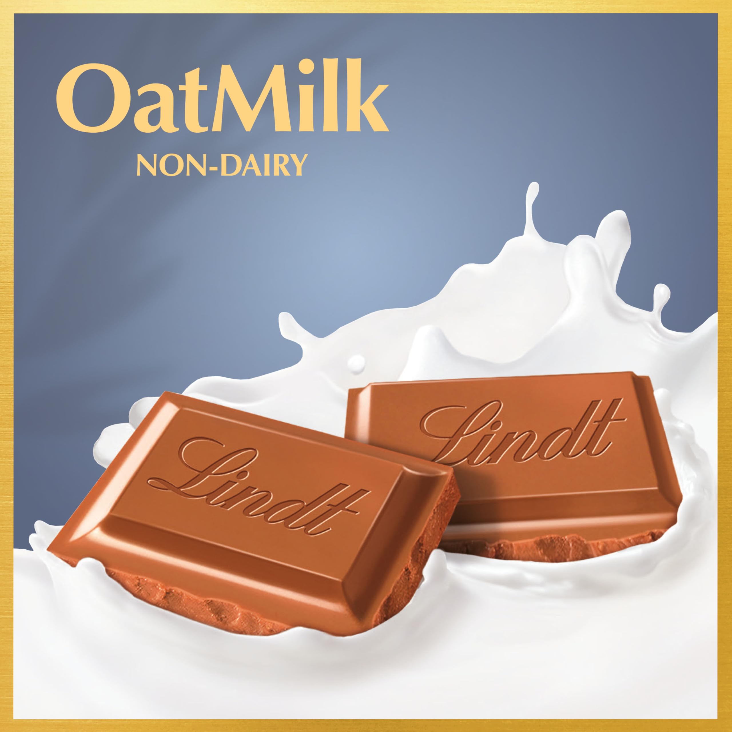 Lindt Classic Recipe Oat Milk Bar bite-sized pieces for easy sharing.