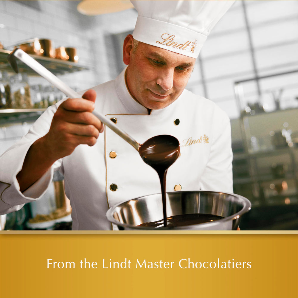 Lindt Creation Creme Brulee close-up with caramelized sugar accent