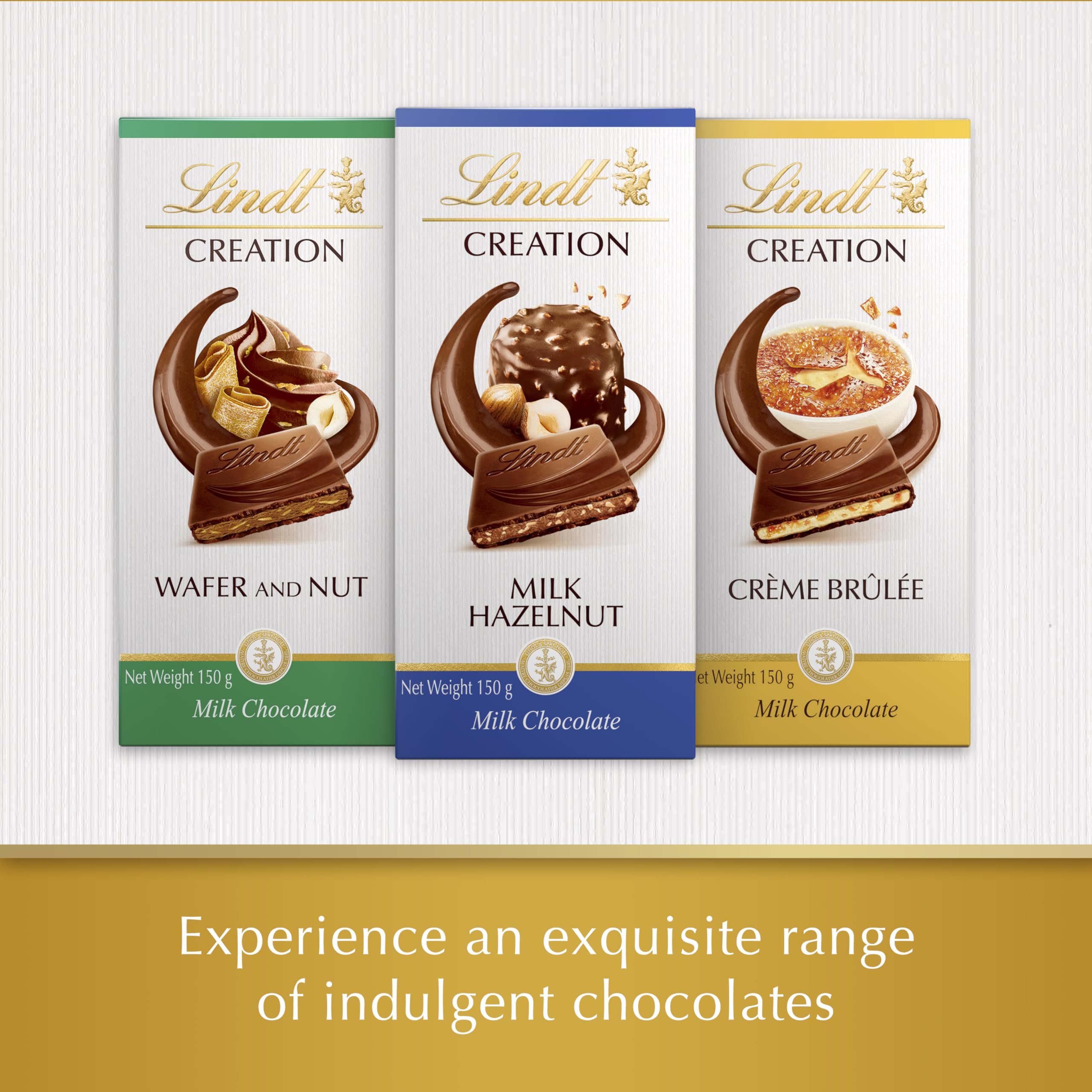 Lindt Creation Creme Brulee gift pack ready for gifting