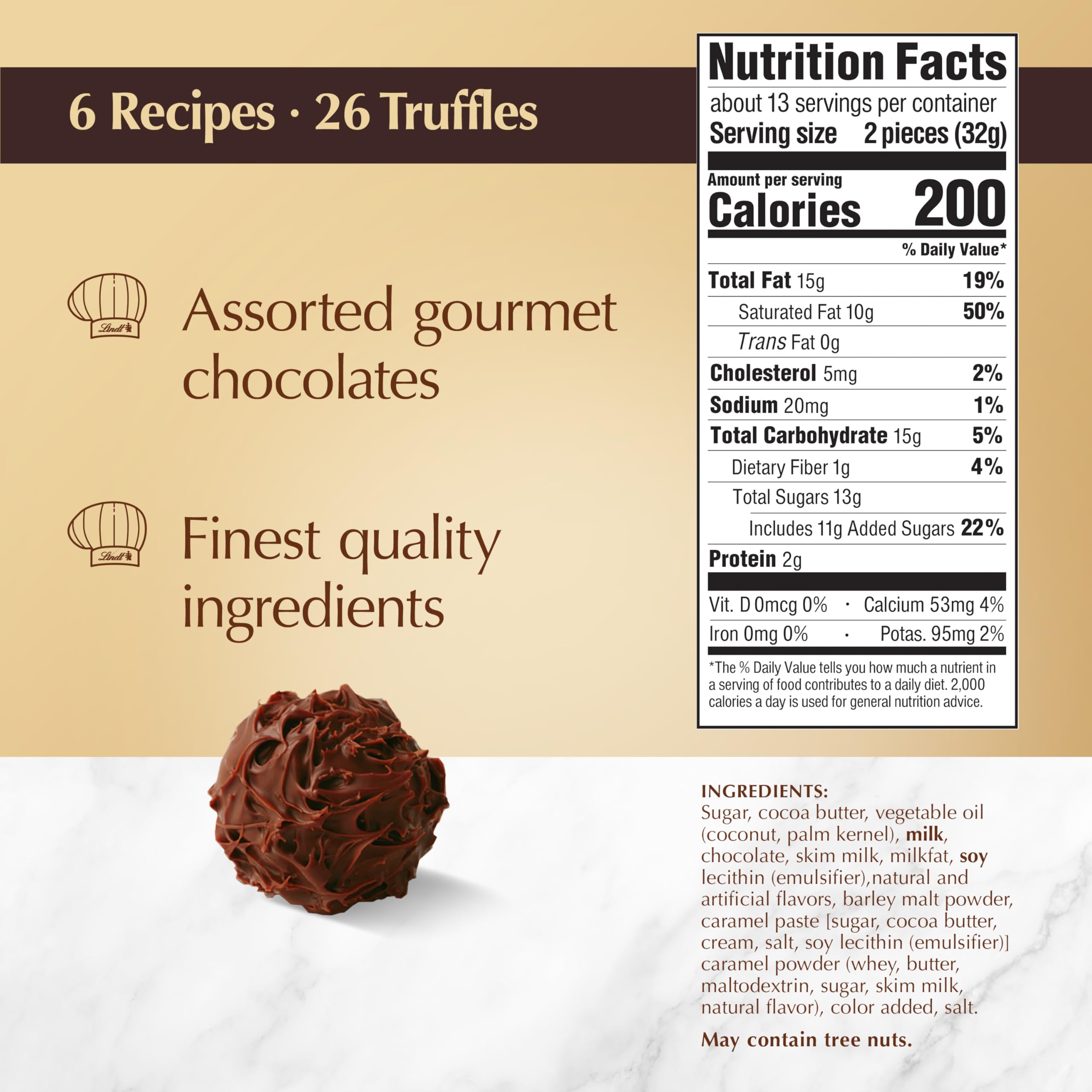 Lindt dark chocolate truffles variety for refined tasting