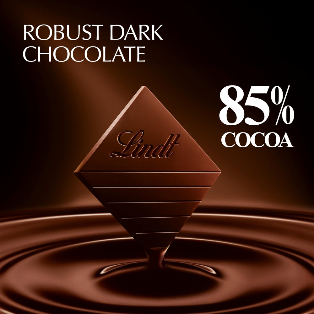 Lindt EXCELLENCE 85% bars chopped for intense baking flavor.