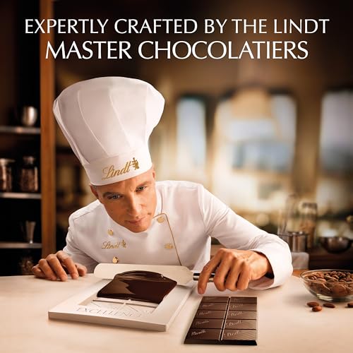 Lindt EXCELLENCE 85% close-up shows deep color and aroma.