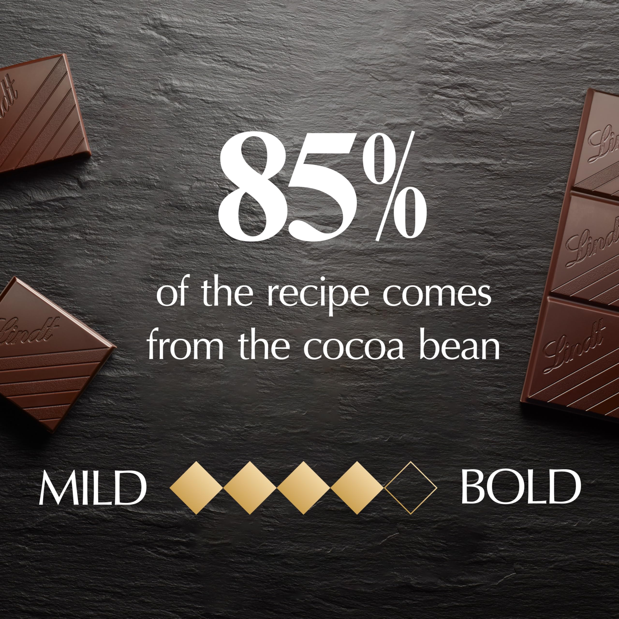 Lindt EXCELLENCE 85% chocolate gift pack ideal for chocolate lovers.