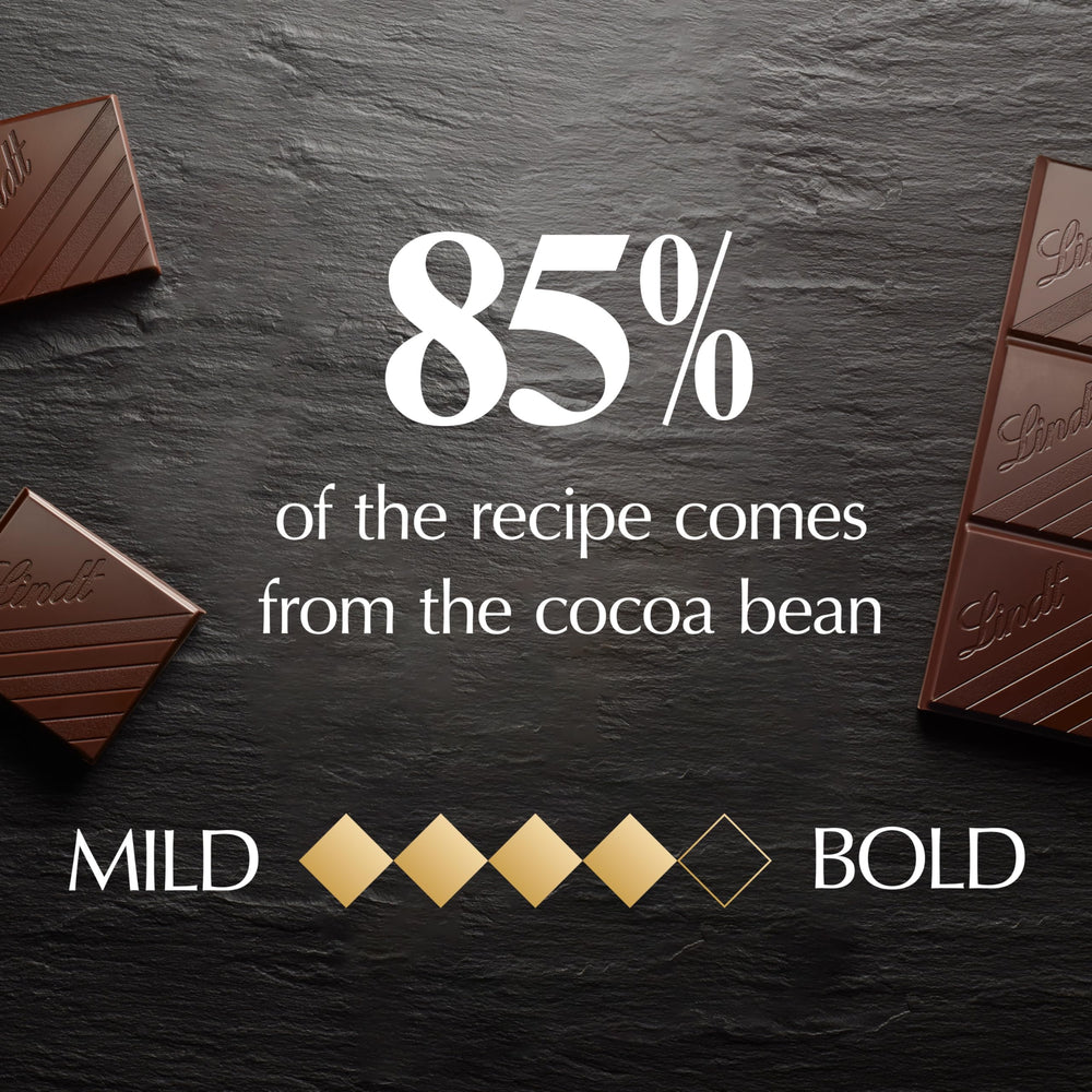 Lindt EXCELLENCE 85% chocolate gift pack ideal for chocolate lovers.