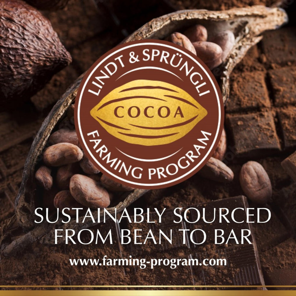 Lindt EXCELLENCE bar presented as a gift-ready chocolate