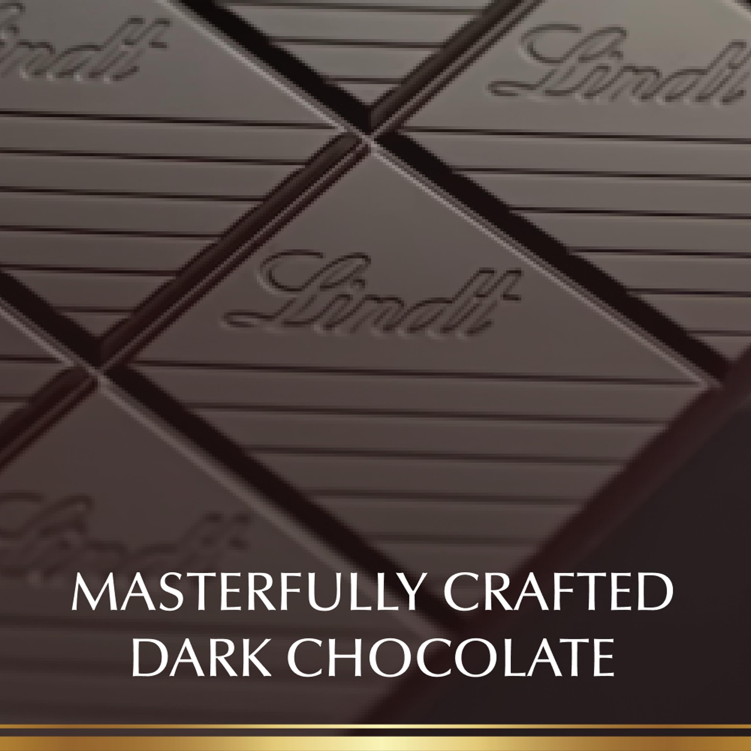 Lindt EXCELLENCE bar paired with wine in tasting context