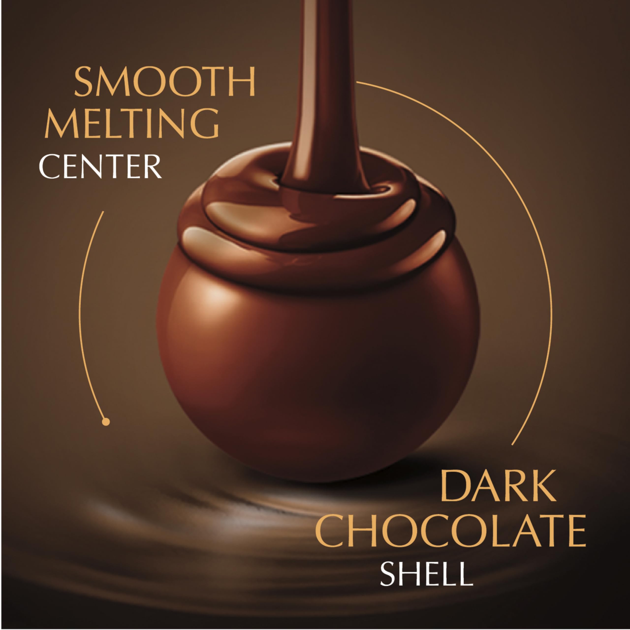 Lindt LINDOR 60% individually wrapped chocolates for easy sharing