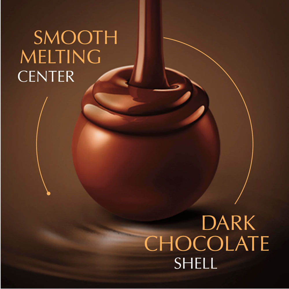 Lindt LINDOR 60% individually wrapped chocolates for easy sharing