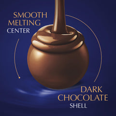 Lindt LINDOR 60% Extra Dark truffles with bold, refined flavor
