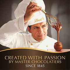 Lindt Lindor 70% truffle center melts on the tongue.