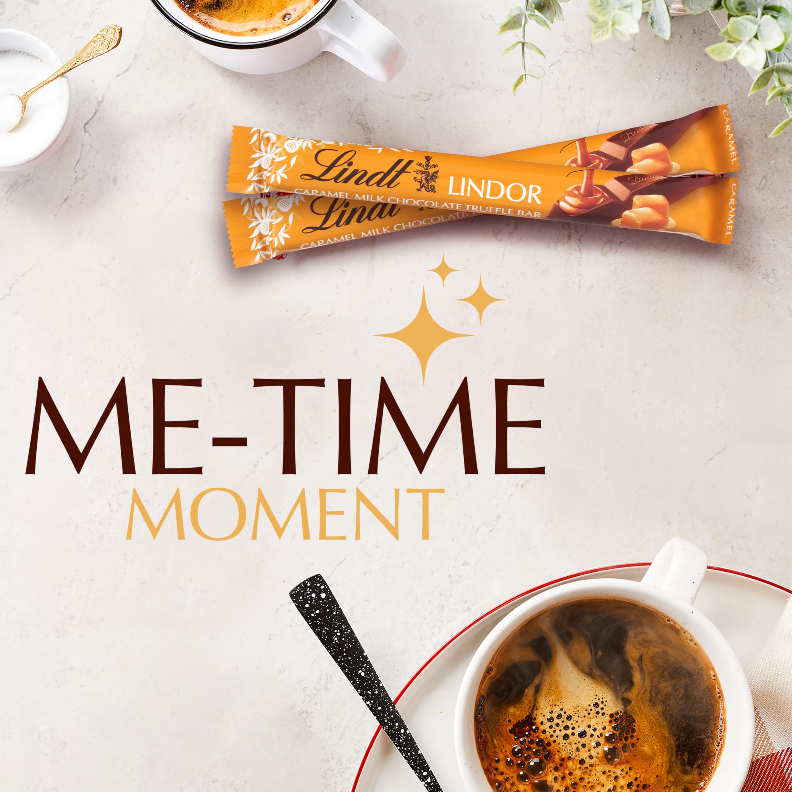 Lindt Lindor Caramel Bar gift-ready display, a premium treat option