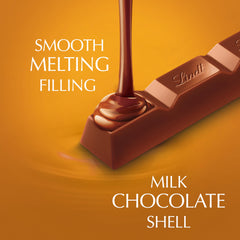 Lindt Lindor Caramel Bar individually wrapped pieces are easy to share