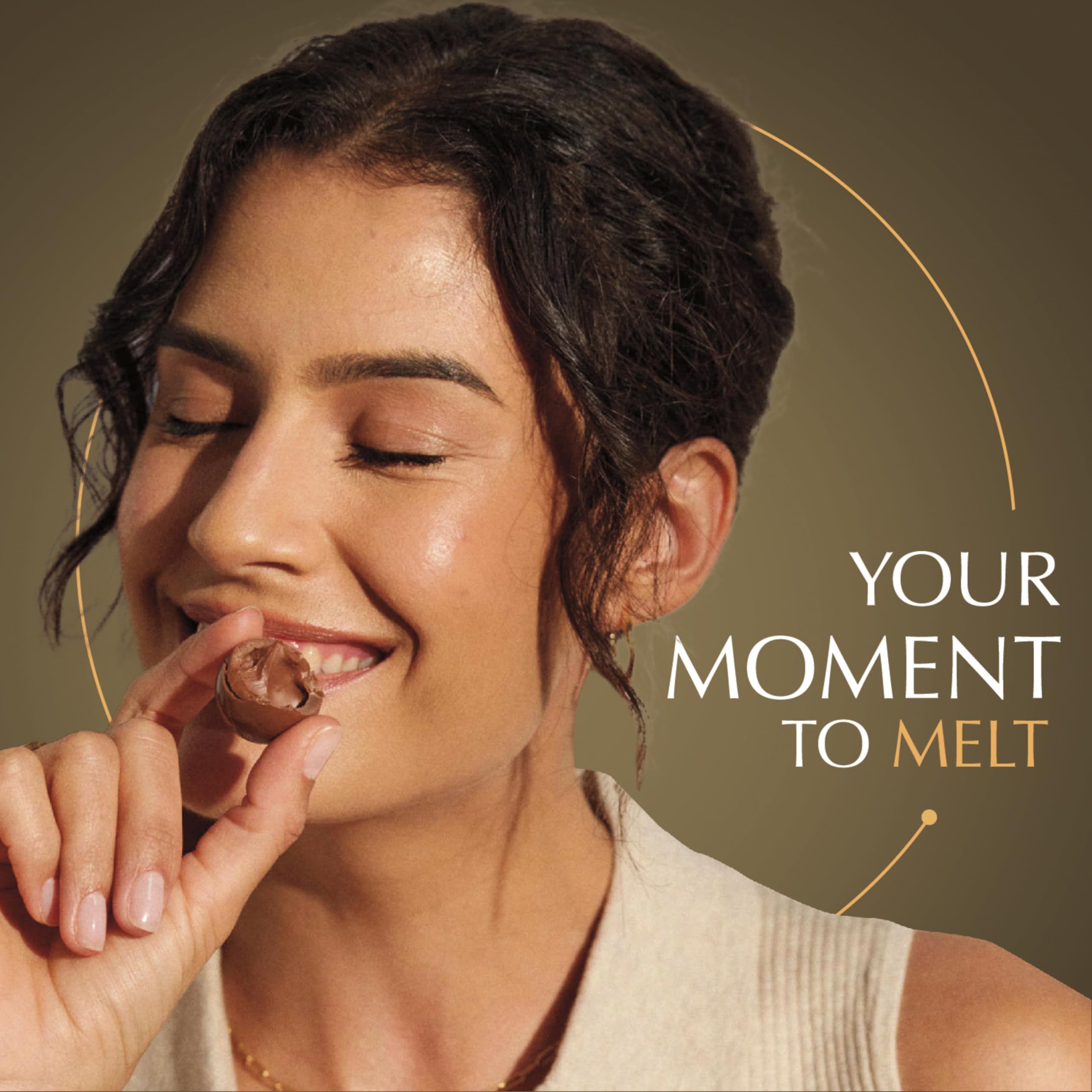 Lindt LINDOR dark chocolate truffles with shiny shell, rich flavor for dessert moments.