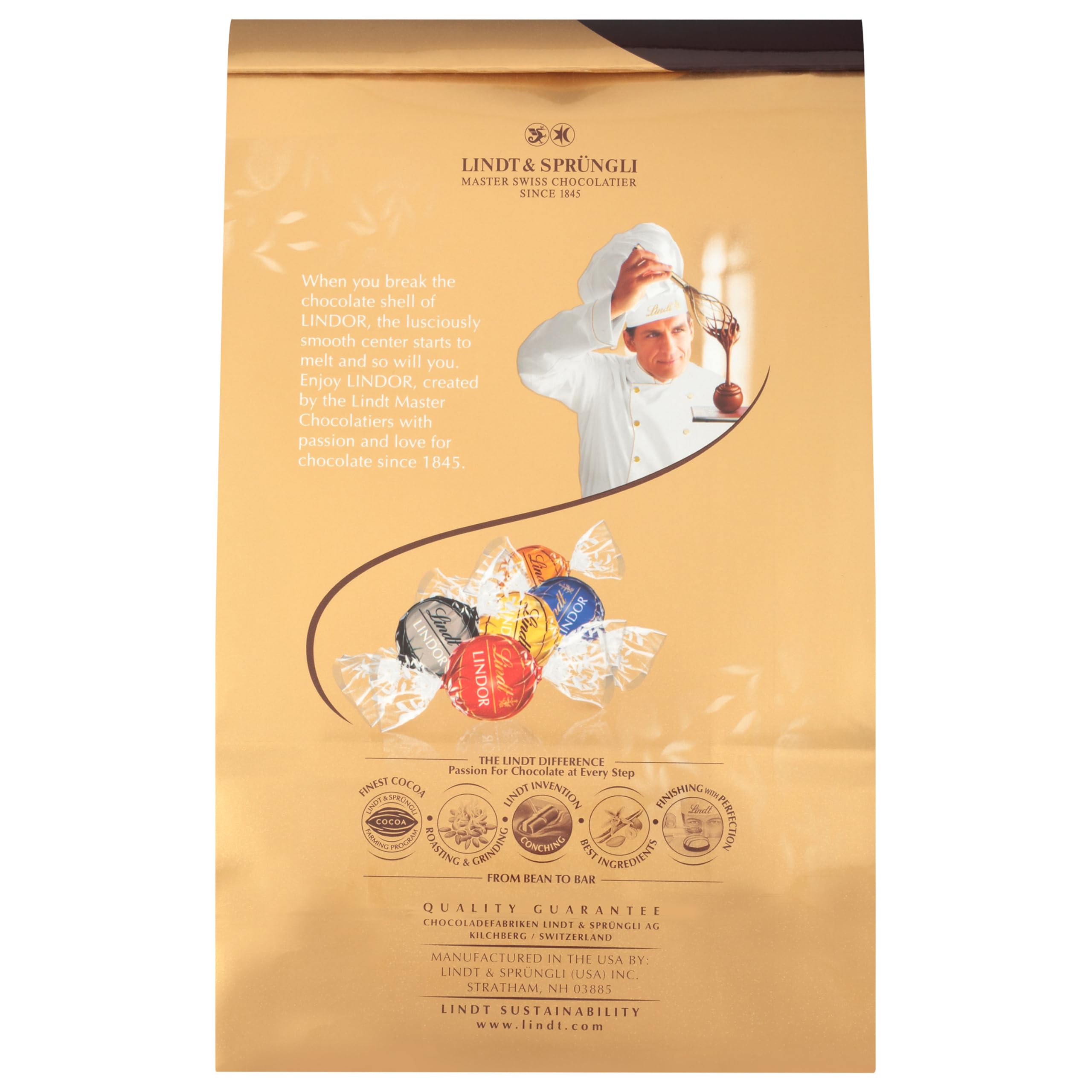 Lindt LINDOR gift-ready packaging, an elegant chocolate gift option.