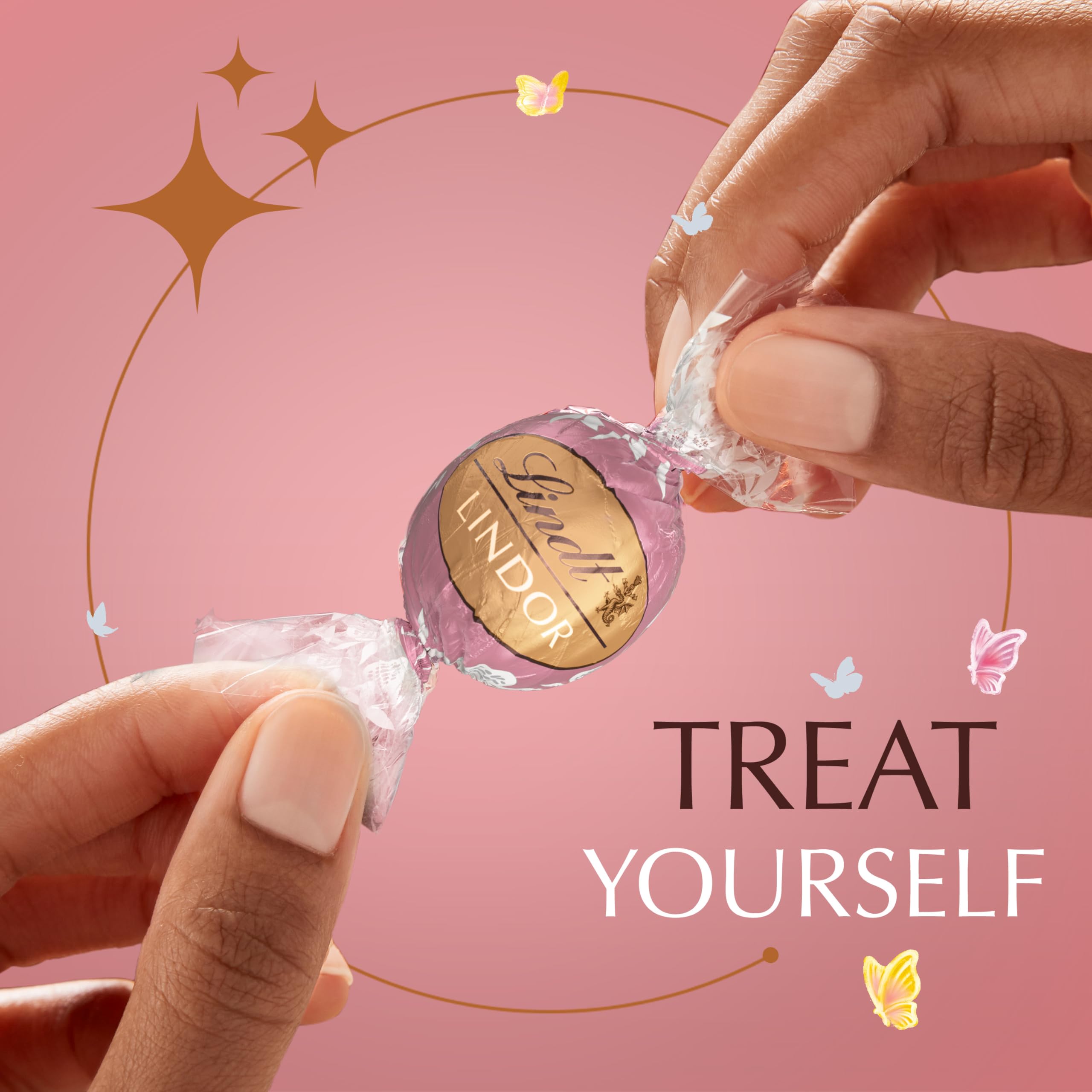 Lindt LINDOR individually wrapped chocolates for easy sharing