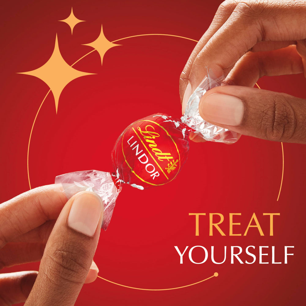 Kosher-certified Lindt chocolate crafted with premium ingredients.