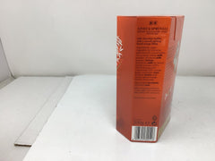 Lindt Lindor Milk Orange 200g melting-center close-up with creamy texture