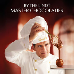 Lindt Lindor Milk Chocolate Salted Caramel gift pack front view.
