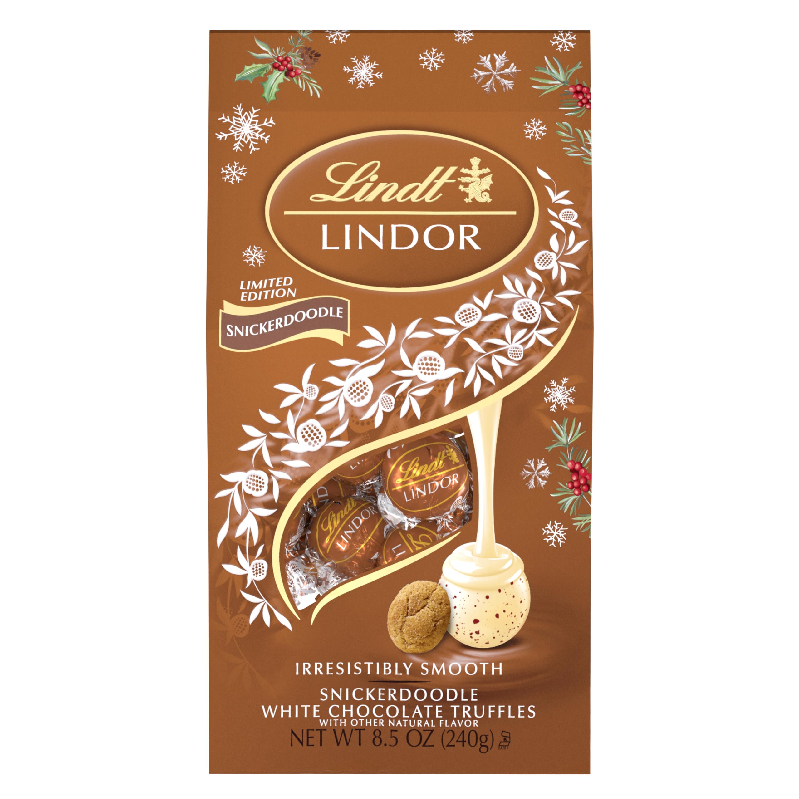 Lindt LINDOR truffles melting on the tongue in a cozy moment